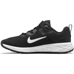 Revolution 6 schoenen junior black dark smoke grey white*Nike Sale