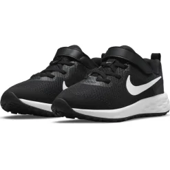 Revolution 6 schoenen junior black dark smoke grey white*Nike Sale