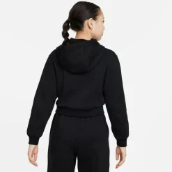 Sportswear Club fleece hoodie junior black white*Nike New