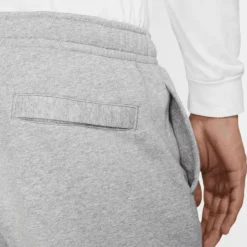 Sportswear Club Fleece joggingbroek heren dark  greyheather matte silver white*Nike Best