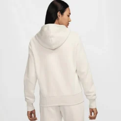 Sportswear Phoenix Fleece Logo hoodie dames light  orewood brown white armor*Nike New