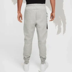 Tech Fleece joggingbroek heren dark grey heather  black*Nike