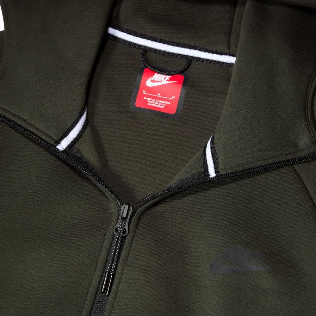 Tech Fleece Windrunner vest heren sequoia medium olive black*Nike Clearance