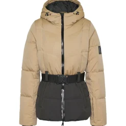 Nateland Contrast winterjas dames hummus*NIKKIE