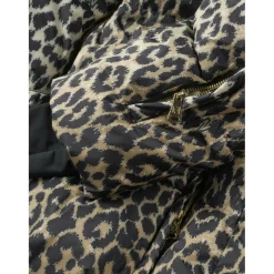 Newport Leopard winterjas dames hummus*NIKKIE Hot