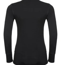 Natural 100 Merino Warm LS thermoshirt dames black*ODLO Clearance