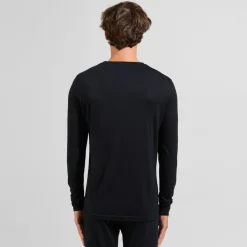 Natural Merino 200 LS thermoshirt heren black*ODLO
