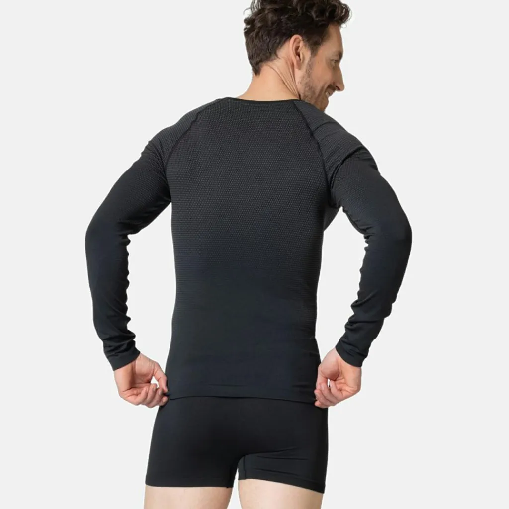Performance Light Eco LS thermoshirt heren black*ODLO Outlet