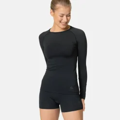 Performance Light Eco thermoshirt dames black*ODLO Best