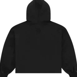 Cropped hoodie dames black*Osaka