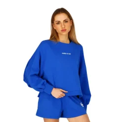 Cropped sweater dames princess blue*Osaka Hot