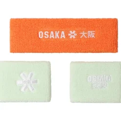 GDG00104 zweetband set true orange opal green*Osaka
