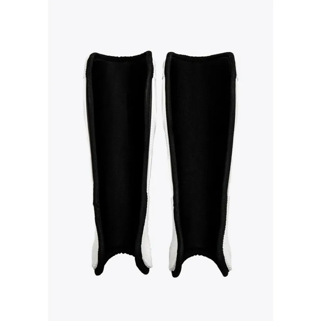 Hockey scheenbeschermers white black*Osaka Outlet