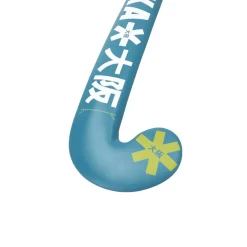 Indoor Mid Bow WD hockeystick junior retro blue*Osaka New