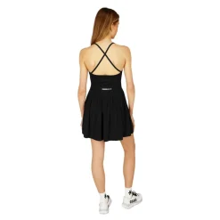 Pleated Tech tennisjurk dames black*Osaka Hot