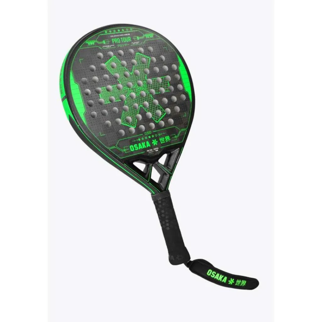 Pro Tour padel racket black green*Osaka Hot