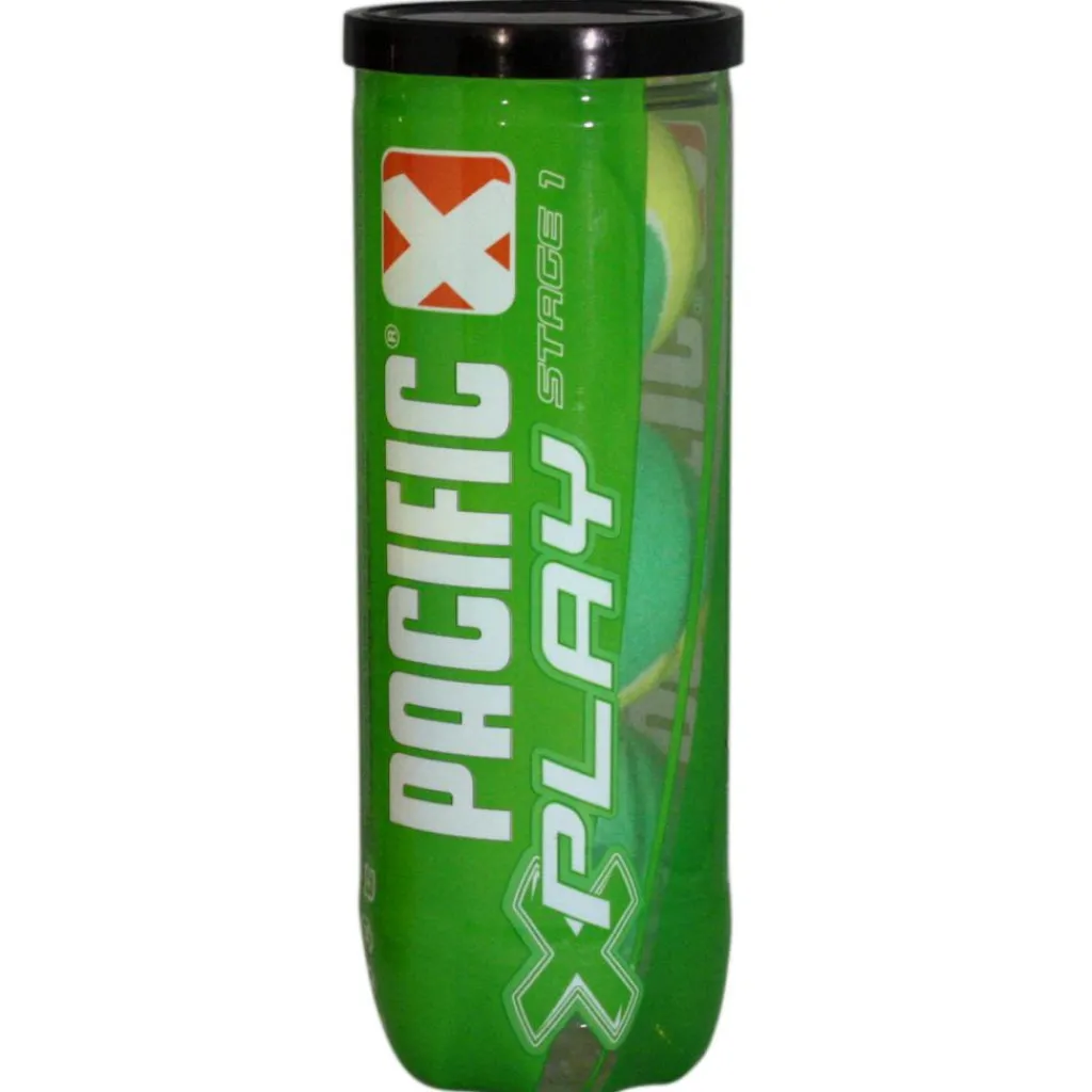 X Play Stage 1 tennisballen 3-pack groen geel*Pacific New