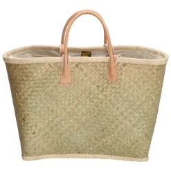  Penjy rieten strandtas natuur*PE Florence