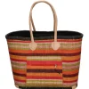  Raffia strandtas red*PE Florence New