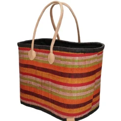  Raffia strandtas red*PE Florence New