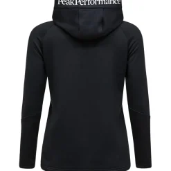  RIDER ESSENTIALS hoodie vest dames black*Peak Performance Best