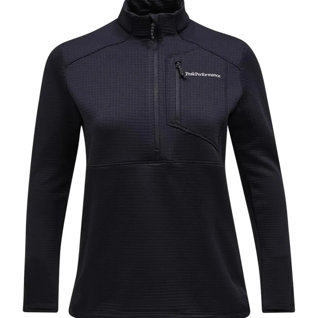 Trail Polartec Half Zip skipully dames black*Peak Performance