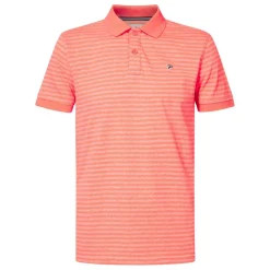  Polo heren fiery coral*Petrol Industries Clearance