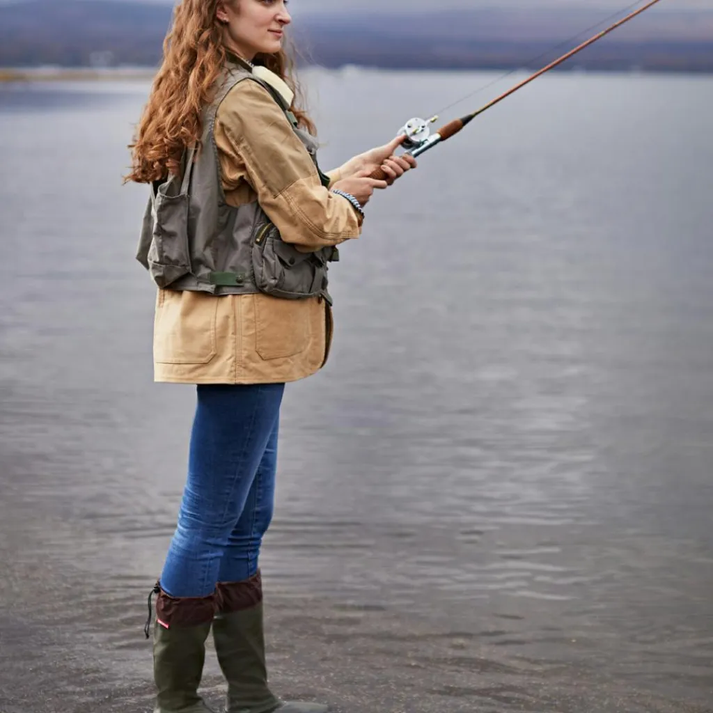 Opvouwbare regenlaarzen khaki*Pokeboo Hot