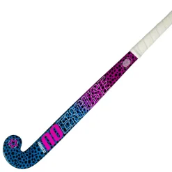  Woodcore Mid Bow hockeystick junior leopard  purple neon pink*Princess Hockey Best