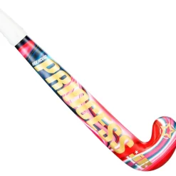  Woodcore hockeystick junior marble pink - 18 inch*Princess Hockey Clearance