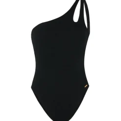 Lace One Shoulder badpak dames true black*Protest Best