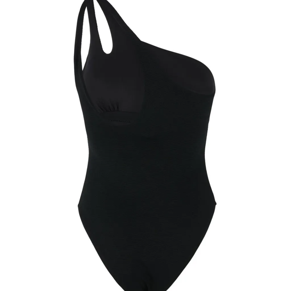 Lace One Shoulder badpak dames true black*Protest Best