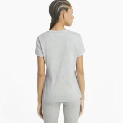 Essentials Logo shirt dames light grey heather*Puma New
