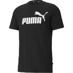 Essentials Logo shirt heren black*Puma New