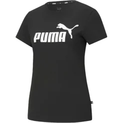 Essentials Logo shirt dames black*Puma Sale