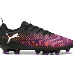 FUTURE 8 PLAY FG AG voetbalschoenen junior black white glowing red*Puma Online