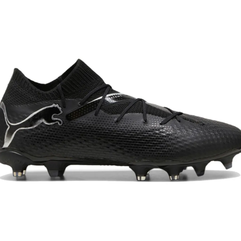 FUTURE 7 PRO FG AG voetbalschoenen heren black silver*Puma Sale