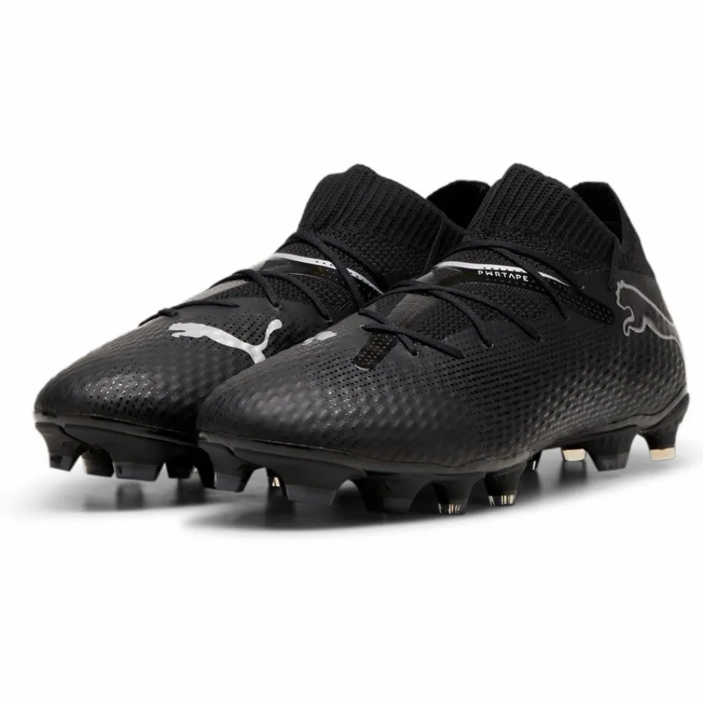 FUTURE 7 PRO FG AG voetbalschoenen heren black silver*Puma Sale