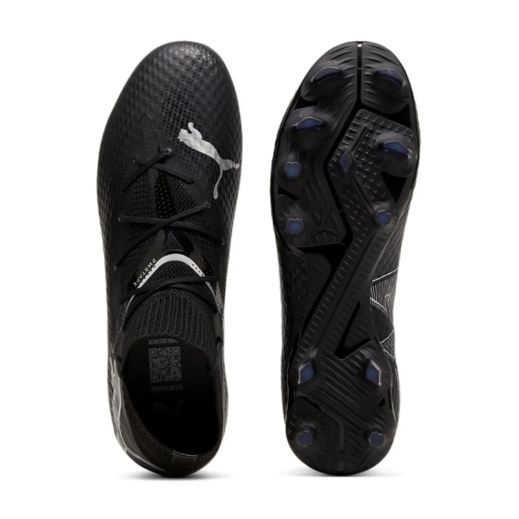 FUTURE 7 PRO FG AG voetbalschoenen heren black silver*Puma Sale