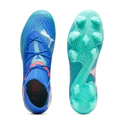FUTURE 7 ULTIMATE FG AG voetbalschoenen heren bluemazing white electric peppermint*Puma Clearance