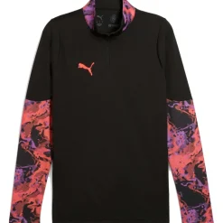 IndividualCUP 1/4 Zip trainingsshirt heren black*Puma Outlet