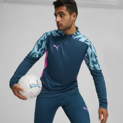 IndividualFINAL trainingsshirt heren ocean tropic bright aqua*Puma Online