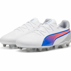 KING MATCH FG AG voetbalschoenen junior white bluemazing flat light grey*Puma New