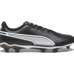 KING MATCH FG AG voetbalschoenen heren black white*Puma Online