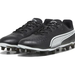 KING MATCH FG AG voetbalschoenen heren black white*Puma Online