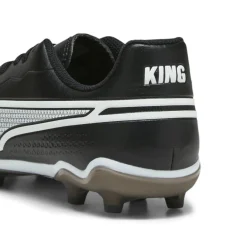 KING MATCH FG AG voetbalschoenen junior Pum black white*Puma Hot