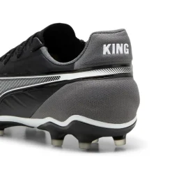 KING MATCH FG AG voetbalschoenen heren black white cool dark grey*Puma Outlet