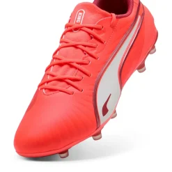 KING MATCH FG AG voetbalschoenen heren glowing red white red fire*Puma New