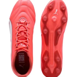 KING PRO FG AG voetbalschoenen heren glowing red white red fire*Puma New