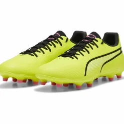 KING PRO FG AG voetbalschoenen heren electric lime black poison pink*Puma New